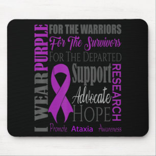 Ataxia Neurological Sickness Awareness for Warrior Mousepad
