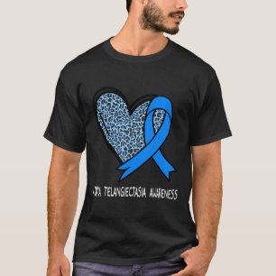 Ataxia Telangiectasia Awareness Blue Ribbon T-Shirt