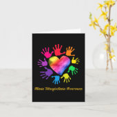 Ataxia Telangiectasia Bewusstsein Frieden Liebe Ho Karte (Gelbe Blume)