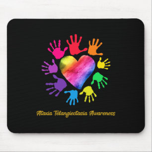 Ataxia Telangiectasia Bewusstsein Frieden Liebe Ho Mousepad