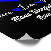 Ataxia Telangiectasia Bewusstsein Frieden Liebe Ho Poster (Ecke)