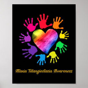 Ataxia Telangiectasia Bewusstsein Hände Ataxia Tel Poster