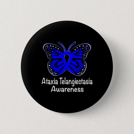 Ataxia Telangiectasia Sensibilisierungskampagne Bl Button (Vorderseite)