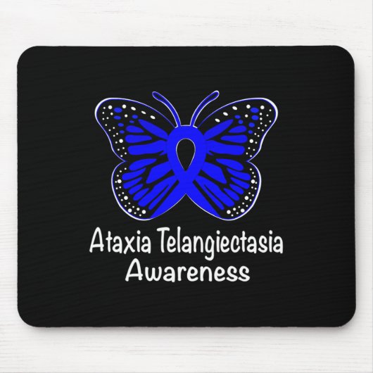Ataxia Telangiectasia Sensibilisierungskampagne Bl Mousepad (Vorne)