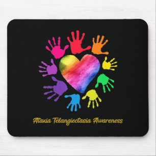 Ataxia Telangiektasie Bewusstsein Hände Ataxia Tel Mousepad