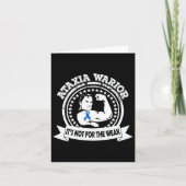 Ataxia Warrior Awareness Geschenk Karte (Vorderseite)