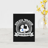 Ataxia Warrior Awareness Geschenk Karte (Gelbe Blume)