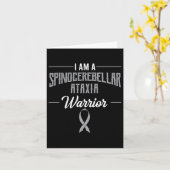 Ataxia Warrior Awareness Ribbon Sca Patient Karte (Gelbe Blume)