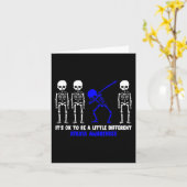 Ataxia Warrior Blue Ribbon Awareness disease hallo Karte (Gelbe Blume)