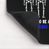 Ataxia Warrior Blue Ribbon Awareness disease hallo Mousepad (Ecke)