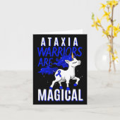 Ataxie Bewegungsstörung Dystaxia Friedrichs Uni Karte (Gelbe Blume)