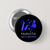 Ataxie-Bewusstsein Schmetterling Unterstützung Button (Vorne & Hinten)