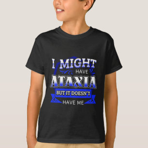 Ataxie Neurologisches Anzeichen Hemiataxia Blauer T-Shirt