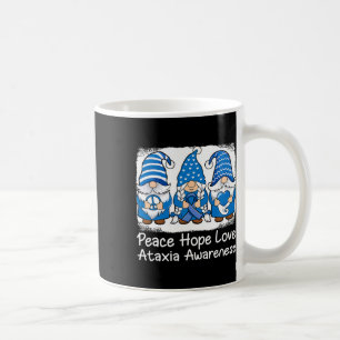 Ataxie Unterstützungs-Gnome mit Band Blau Ataxie-B Kaffeetasse