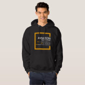 ATC-Pilot-Operator-Geschenke Luftfahrt-Cheat-Codes Hoodie (Vorne ganz)