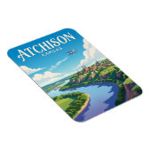 Atchison Kansas Magnet (Rechte Seite)