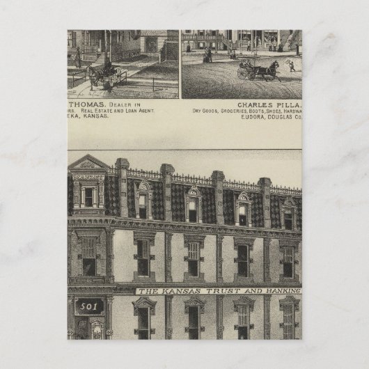 Atchison, Kansas Postkarte (Vorderseite)