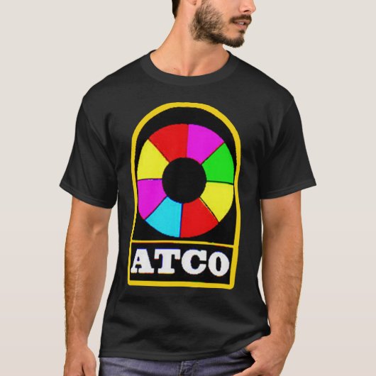 ATCO PLATTEN VINYL STICKER UND SHIRT Classic T-SH (Vorderseite)