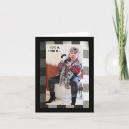 Ate a Pint Eis Cream Card Karte