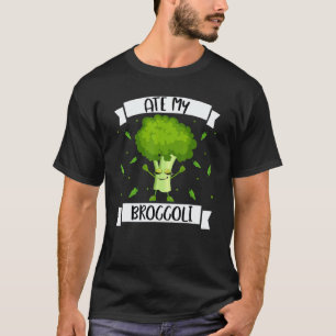 Ate My Broccoli   Vegetarisches Brokkoli  Vegan T-Shirt