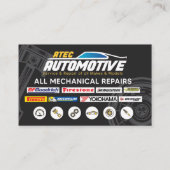 ATEC Automotive Business Visitenkarte (Rückseite)