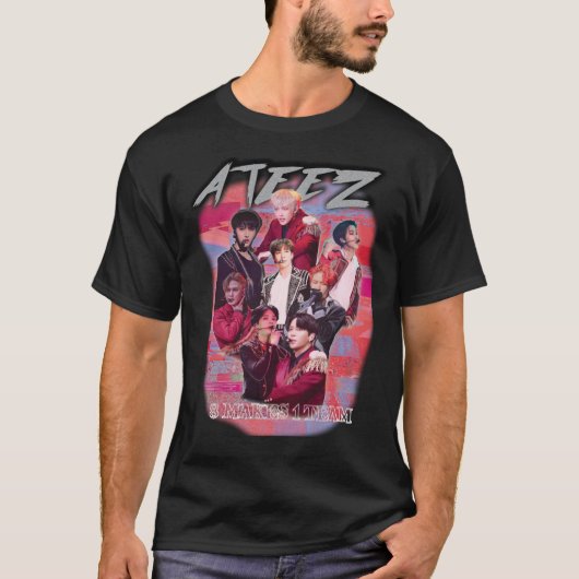 ATEEZ KPOP MERCH OLD RETRO KNOCK AUS INSPIRIERT ME T-Shirt (Vorderseite)