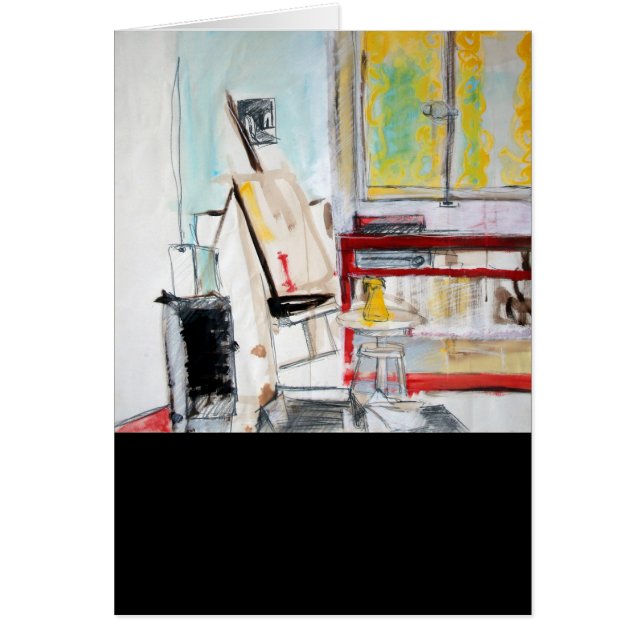 Atelier de l'Apprenti Peintre 1982 Card (Vorne)