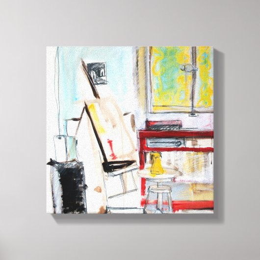 Atelier de l'Apprenti Peintre 1982 Leinwand (Vorderseite)