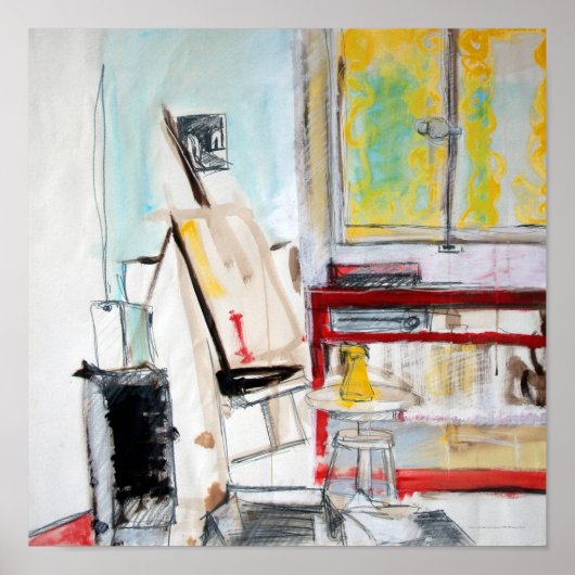 Atelier de l'Apprenti Peintre 1982 Poster (Vorne)