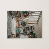 Atelier des Künstlers Puzzle (Horizontal)