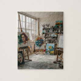 Atelier des Künstlers Puzzle