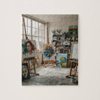 Atelier des Künstlers Puzzle
