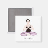 Atem. Achtsamkeit Magnet (Vorderseite/Rückseite)