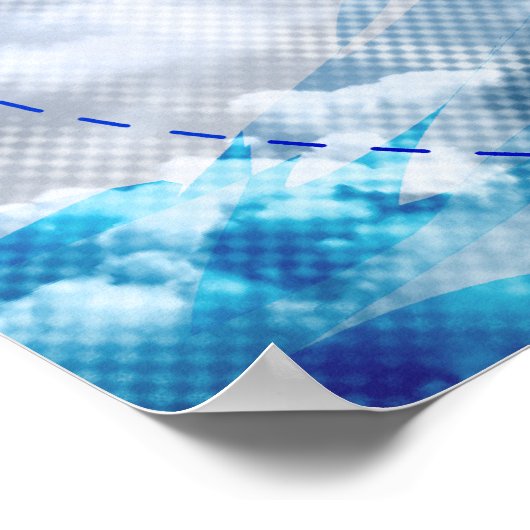 Atem-Art-Print Poster (Ecke)