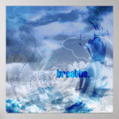 Atem-Art-Print Poster (Vorne)