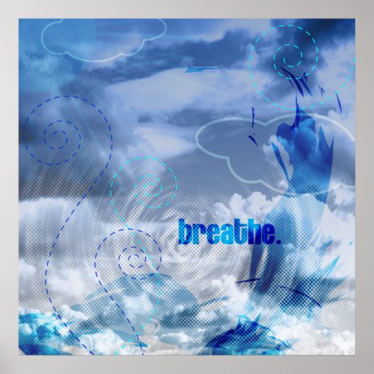 Atem-Art-Print Poster (Vorne)
