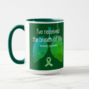 Atem des Lebens Lung Transplant Custom Coffee Tasse