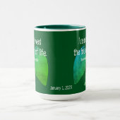 Atem des Lebens Lung Transplant Custom Coffee Tasse (Zentrum)