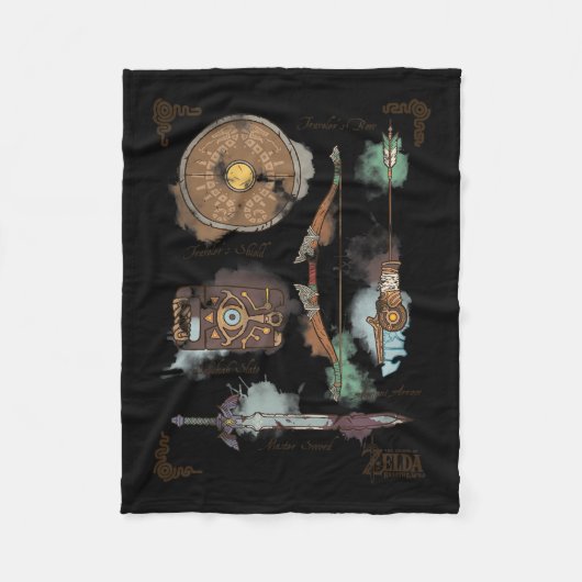 Atem des Wild Link Inventory Graphic Fleecedecke (Vorderseite)