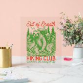 Atem Funny Funny Funny Fly Wandern Club Acrylschild (Hochzeit)