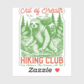 Atem Funny Funny Funny Fly Wandern Club Aufkleber (Blatt)