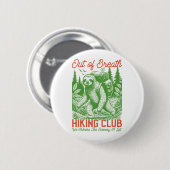 Atem Funny Funny Funny Fly Wandern Club Button (Vorne & Hinten)