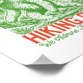 Atem Funny Funny Funny Fly Wandern Club Poster (Ecke)