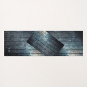 "Atem" (grau) Yogamatte (Rückseite (Horizontal))