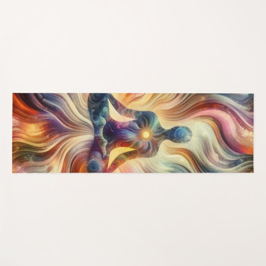 Atem in Frieden Yogamatte (Vorderseite (Horizontal))