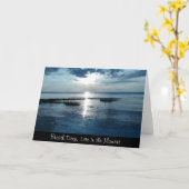 Atem tief u. lebt im inspirierend Moment Karte (Gelbe Blume)