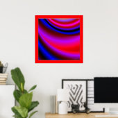 Atem und lebendige Farben Poster (Heimbüro)