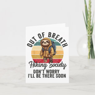 Atem-Wander-Gesellschaft für Männer Frauen Hiker n Karte