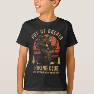 Atem wandern Gesellschaft Club Funny Outdoor Wa T-Shirt