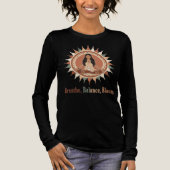 Atembalancen - Boho Yoga Meditation Kunst Tri-Blend Shirt (Vorderseite)